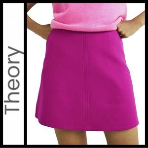 NWT Theory Vanisa Wool A-Line Skirt